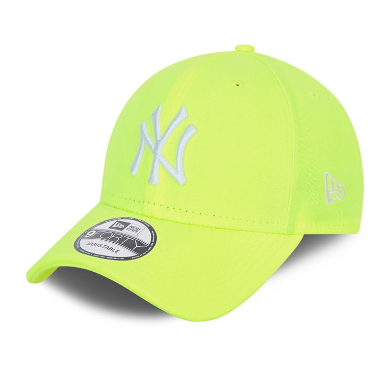 Gorras New Era 9forty Amarillos - New York Yankees Neon Pack 40621DZGU